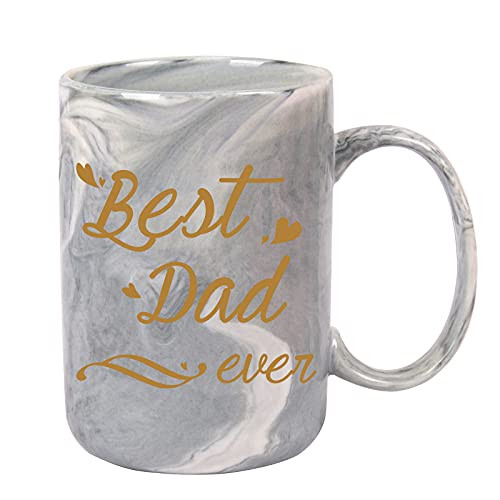 Best Dad Ever Mug Best Fathers Day Mugs for Dad Husband Birthday Fathers Day Mugs for Dad from Daughter Son Birthday Mugs Coffee Mugs for Dad 15 Ounce Gray Marble Coffee Mug with Box Best Dad Ever Mug Best Fathers Day Mugs for Dad Husband Birthday Fathers Day Mugs for Dad from Daughter Son Birthday Mugs Coffee Mugs for Dad 15 Ounce Gray Marble Coffee Mug with Box