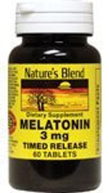 Melatonin Timed Release 3 mg 60 Tabs Melatonin Timed Release 3 mg 60 Tabs