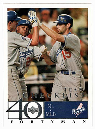 Los Angeles Dodgers Team Checklist -Baseball Card- 2003 Upper Deck 40 Man  982 NM/MT
