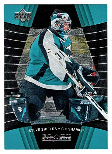 Steve Shields - San Jose Sharks -Hockey Card- 1999-00 Upper Deck Black Diamond  77 Mint