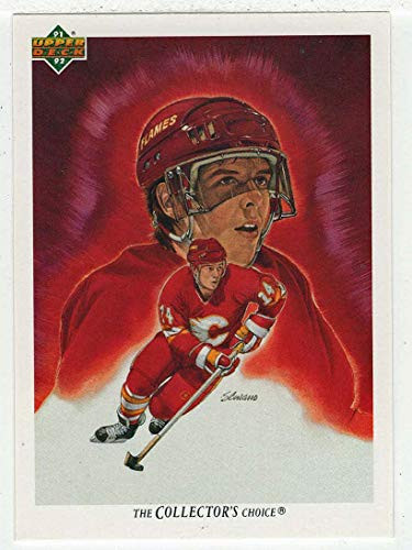 Theoren Fleury - Calgary Flames Checklist -Hockey Card- 1991-92 Upper Deck  80 NM/MT
