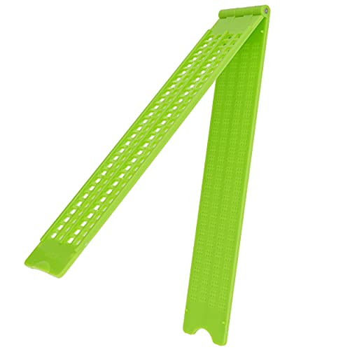 MonMed Braille Fingerboard Braille Writing Slate - 4 Line Braille Embosser Plate for Blind and Visually Impaired