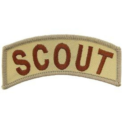 EagleEmblems PM0619 Patch-Army-Tab-Scout -Camo- -4'' X 1.5''-