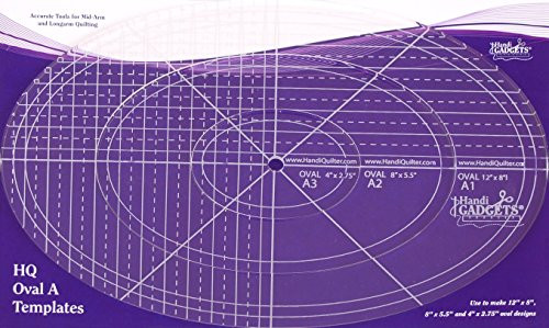 Handi Quilter Oval A Templates (Set of 3)