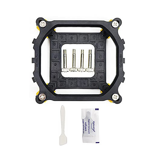 Aimeixin CPU Heatsink Bracket-Desktop PC Radiators Holder Socket Mounting Base for Intel LGA 2011/1366/115X with Thermal Paste