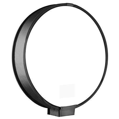 Exanko 40Cm Round Universal Portable Speedlight Softbox Flash Diffuser On-Top Soft Box for Camera
