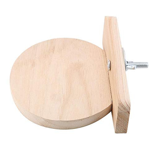 Conlense Wooden Springboard- Small Pet Hamster Solid Wood Springboard Toy Wooden Jumping Climbing Platform Toy for Cage