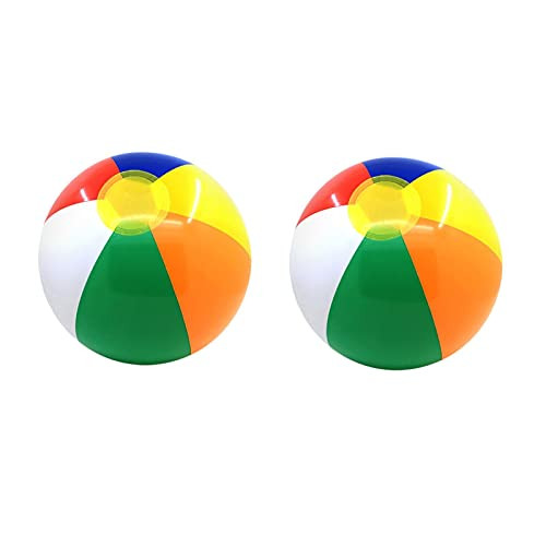HOMEAIYOU Inflatable Beach Balls Colorful-Summer Party Favor Beach Ball-Beach Ball Pool Toys in Pool Party-Beach Balls for Games- for Kids Boys Girls Water Toy-Fun Play in Summer -15CM-2PCS-