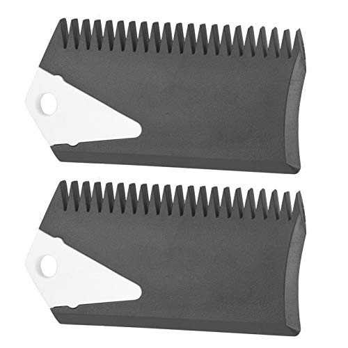 Yosoo Health Gear 2pcs/Set Surfboard Wax Applicator- Surfboard Wax Remover- Surf Wax Comb- Surf Wax Comb and Scraper- PVC Surfboard Comb and Scraper for Surfing Board Skaeboard Skimboard