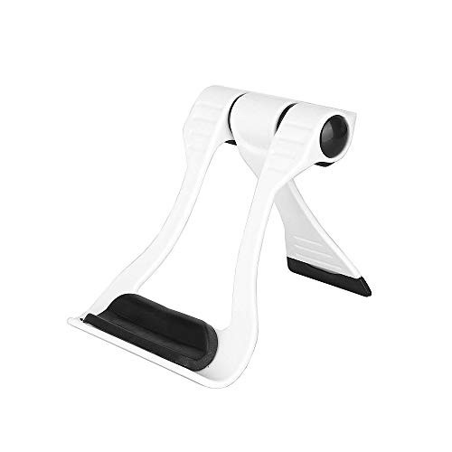 Staright Universal Adjustable Phone Tablet Stand Portable Folding Desktop Bracket Mobile Phone Tablet Holder Black