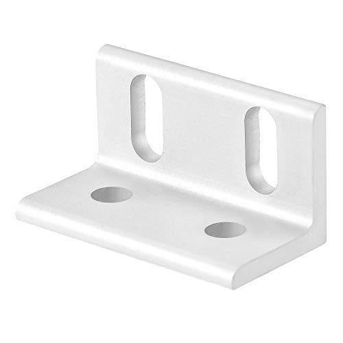 uxcell Inside Corner Brace Angle Bracket Fastener L Shape 40mmx40mmx76mm for Aluminum Extrusion Profile
