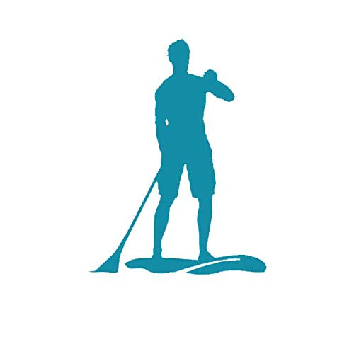 EW Designs Paddleboarding Sticker Decal Vinyl surf Paddle Board Bumper Sticker Vinyl Sticker Car Truck Decal 5"