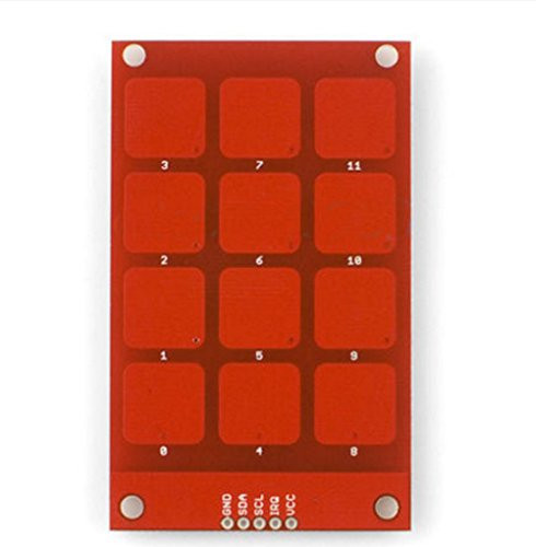 MPR121 Capacitive Touch Keypad Shield module sensitive key keyboard For arduino