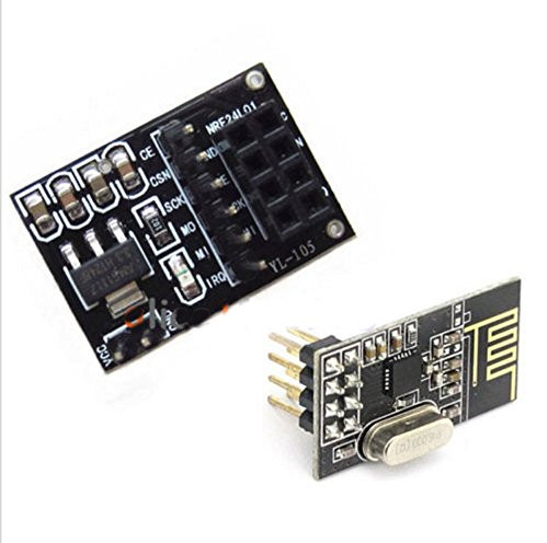 NRF24L01 Plus 2.4GHz RF Wireless Transceiver Module Plus 8Pin Socket Adapter plate Board NRF24L01 Plus 2.4GHz RF Wireless Transceiver Module Plus 8Pin Socket Adapter plate Board
