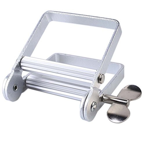 SHEUIMUIYA Toothpaste Squeezer- Metal Toothpaste Tube Squeezer Paint Tube Wringer for Artist- Hair Salon- Painter SHEUIMUIYA Toothpaste Squeezer- Metal Toothpaste Tube Squeezer Paint Tube Wringer for Artist- Hair Salon- Painter