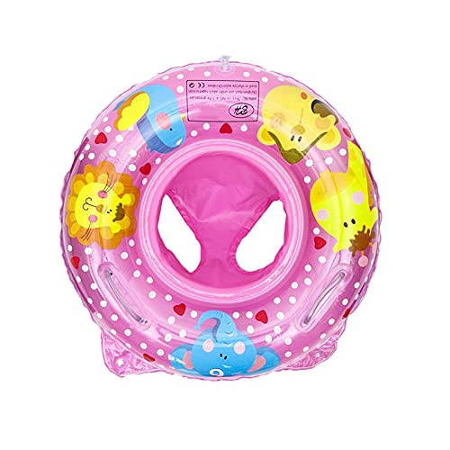 Pool Floats for Kids-Baby Inflatable Swimming Ring Bathing for Toddlers- Seat Boat Water Sports Toys Party Toys Doughnut Pool Float Donut Swimming Ring for Beach-Pink-