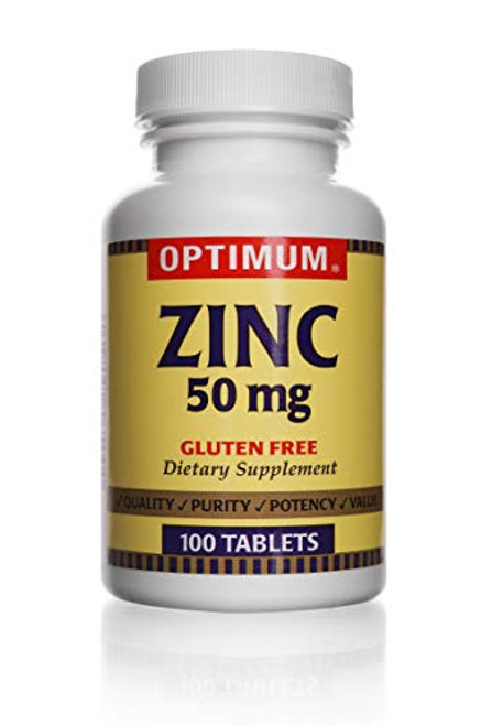Zinc Gluconate 50 mg - 100 Count Tablets - Gluten Free - Dietary Supplement Zinc Gluconate 50 mg - 100 Count Tablets - Gluten Free - Dietary Supplement