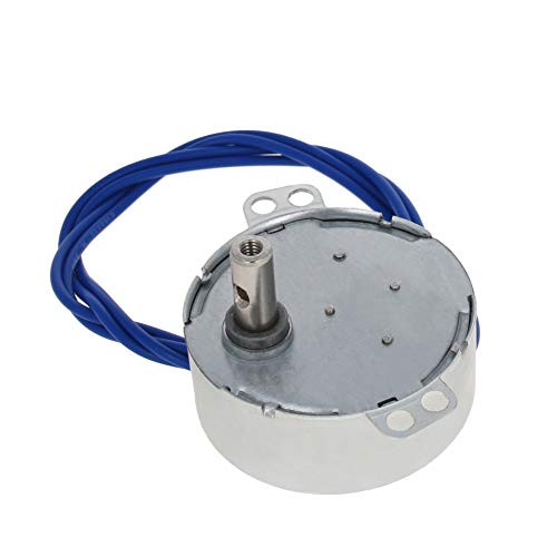 Fielect 1Pcs Synchronous Motor AC 110V 15-18RPM Turntable Motor CW Direction 4W TYC-50 Horizontal Hole Tapping Shaft