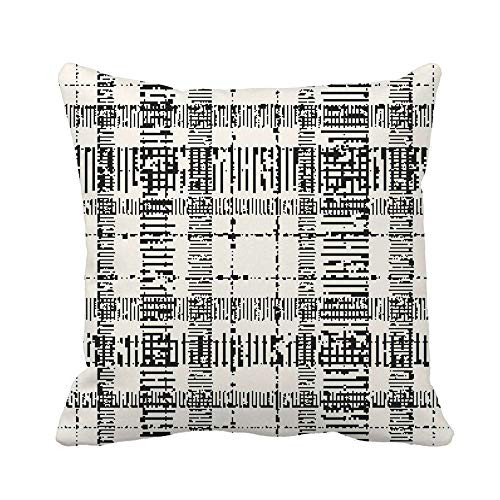 Awowee Throw Pillow Cover Pattern Abstract Glitch Pixel Stroke Checked Black Check Irregular 16x16 Inches Pillowcase Home Decorative Square Pillow Case Cushion Cover Awowee Throw Pillow Cover Pattern Abstract Glitch Pixel Stroke Checked Black Check Irregular 16x16 Inches Pillowcase Home Decorative Square Pillow Case Cushion Cover