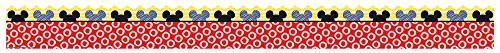 Eureka Mickey Color Pop- Peeking Head Deco Trim Extra Wide Die Cut -845227-