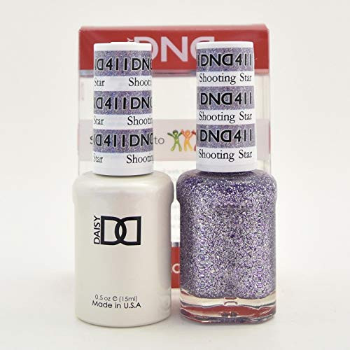 DNDDuo Gel -Gel  and  Matching Polish - Glitter Set 411-shooting Star by DND Gel