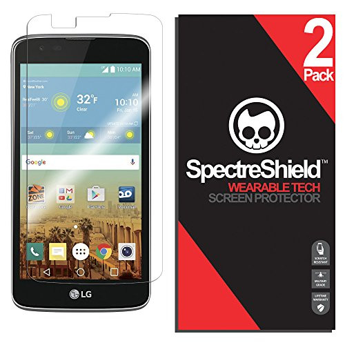 `-2-Pack- Spectre Shield Screen Protector for LG K7 / LG Tribute 5 Case Friendly LG K7 / LG Tribute 5 Screen Protector Accessory TPU Clear Film