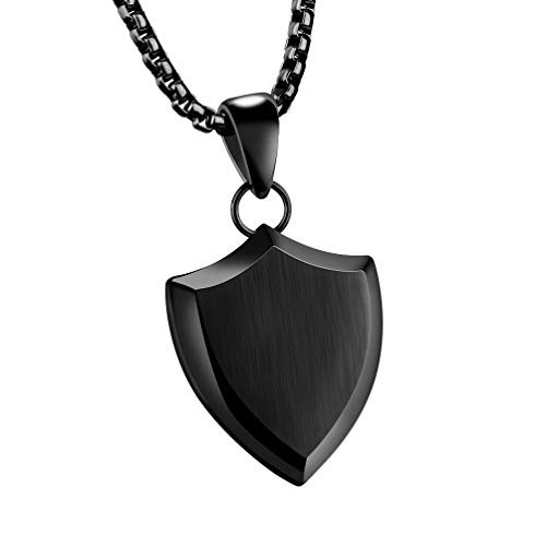 Exceart Guitar Picks Charms Pendant Titanium Steel Shield Guitar Pick Necklace Jewelry Making Gift -Black- Exceart Guitar Picks Charms Pendant Titanium Steel Shield Guitar Pick Necklace Jewelry Making Gift -Black-