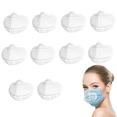 10Pcs 3D Mask Bracket -Protect Lipstick Lips - Internal Support Holder Frame Nose Breathing smoothly - DIY Face Mask Accessories
