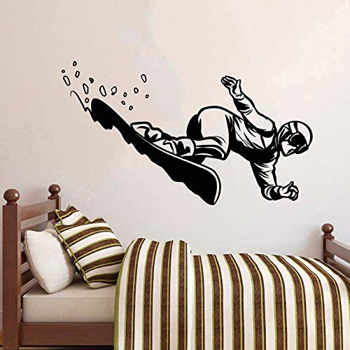 Snowboard Extreme Sport Wall Decal Vinyl Home Decor Kids Boy Teen Room Bedroom Wall Sticker Snowboarder Wallpaper Removable 99x57cm Snowboard Extreme Sport Wall Decal Vinyl Home Decor Kids Boy Teen Room Bedroom Wall Sticker Snowboarder Wallpaper Removable 99x57cm