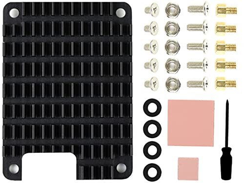 Dedicated Aluminum Heatsink for Raspberry Pi Compute Module 4 -CM4-- Notched for Antenna