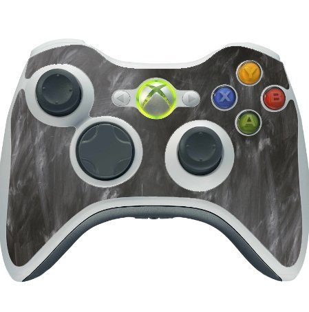 Chalkboard Blackboard Background Texture Vinyl Decal Sticker Skin by Moonlight Printing for Xbox 360 Wireless Controller