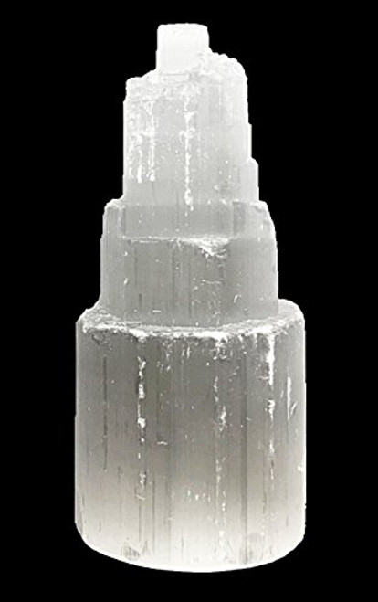 Selenite Tower Skyscraper -4" Tall- - Reiki - Chakra - Crystal Healing Selenite Tower Skyscraper -4" Tall- - Reiki - Chakra - Crystal Healing