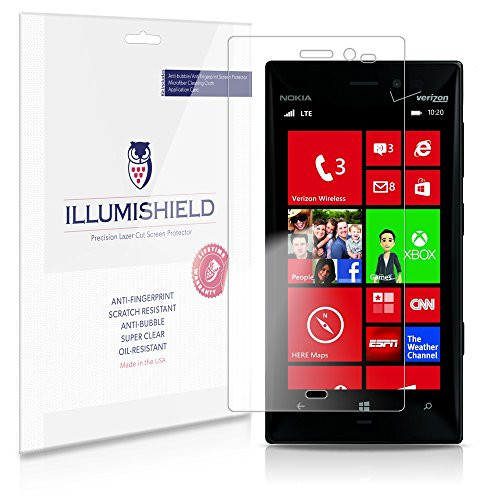 iLLumiShield Screen Protector Compatible with Nokia Lumia 928 -3-Pack- Clear HD Shield Anti-Bubble and Anti-Fingerprint PET Film iLLumiShield Screen Protector Compatible with Nokia Lumia 928 -3-Pack- Clear HD Shield Anti-Bubble and Anti-Fingerprint PET Film