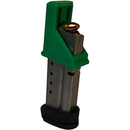 RangeTray Magazine Loader for Smith  and  Wesson M and P Shield 9mm  and  40 Caliber -Green-