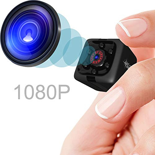 Mini Spy Camera 1080P Hidden Camera - Portable Small HD Nanny Cam with Night Vision and Motion Detection - Perfect Indoor Covert Security Camera for Home and Office - Hidden Spy Cam - Built-in Battery