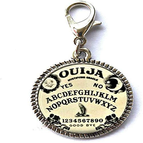 Vintage Ouija Board Photo Charm Bracelet Pendant Zipper Pull Charm with Lobster Clasp Zipper Pull Jewelry Vintage Ouija Board Photo Charm Bracelet Pendant Zipper Pull Charm with Lobster Clasp Zipper Pull Jewelry