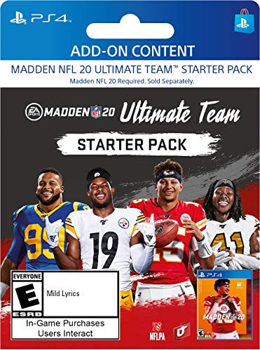 Madden NFL 20: Madden Ultimate Team Starter Pack - -PS4 Digital Code-