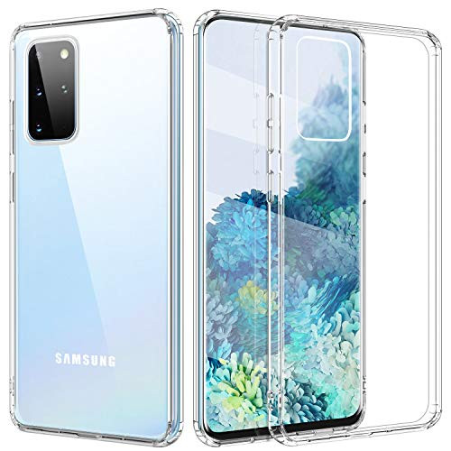 TiMOVO Compatible with Samsung Galaxy S20 Plus Case/Galaxy S20 Plus  Case- Shockproof Anti-Yellow Hard PC Shield Plus Soft TPU Bumper Cover Fit Galaxy S20 Plus  5G 6.7 inch 2020 - Clear