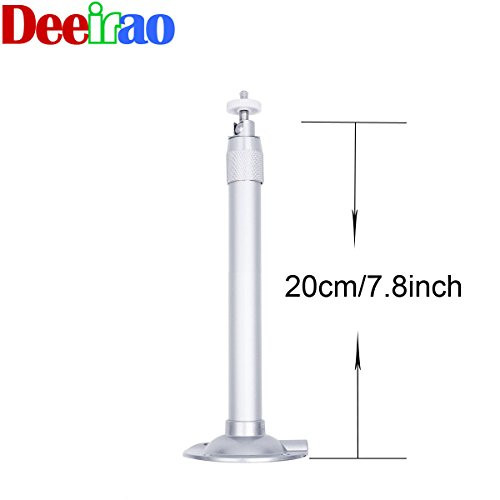Projector Ceiling Mount- Deeirao Universal Video Projector Wall Mount Bracket 360 Rotatable Head for DLP LCD Mini Projector up to 20cm/7.8inch -Mount 7.8"-
