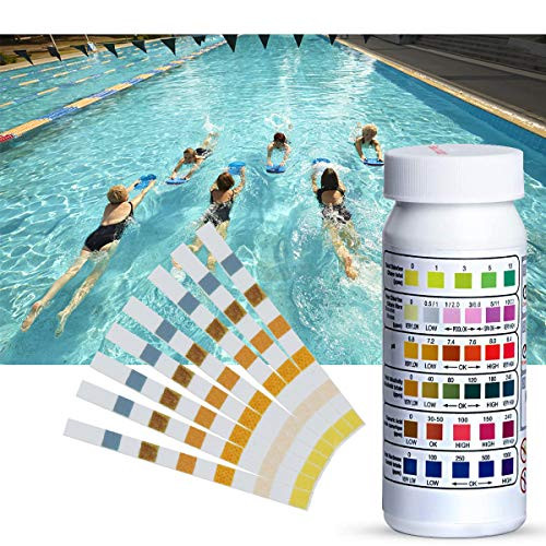 Water Quality Test Strip Swimming Pool SPA Test Strip Chlorine Alkalinity Hardness PH Test Paper