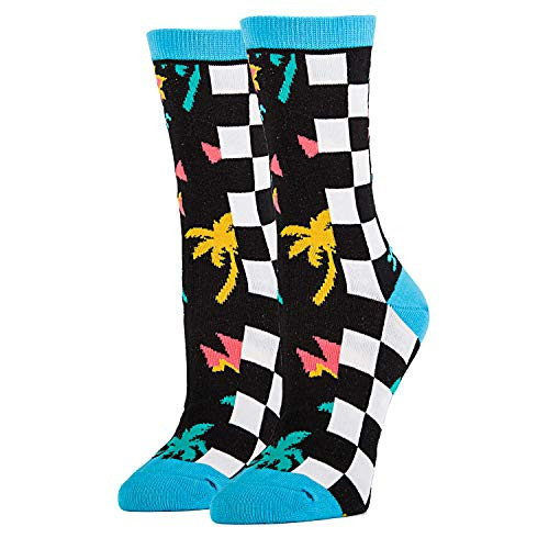 Oooh Yeah Women's Crew Funny Novelty Stranger Socks -90's Board- Oooh Yeah Women's Crew Funny Novelty Stranger Socks -90's Board-