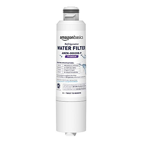 AmazonBasics Replacement Samsung DA29-00020B Refrigerator Water Filter - Premium Filtration