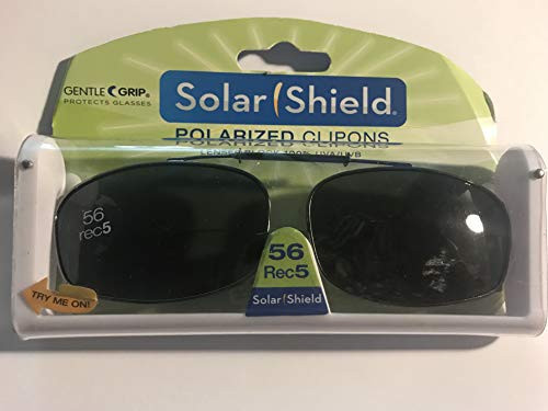 Solar Shield Clip-on Polarized Sunglasses 56 Rec 5 Full Frame