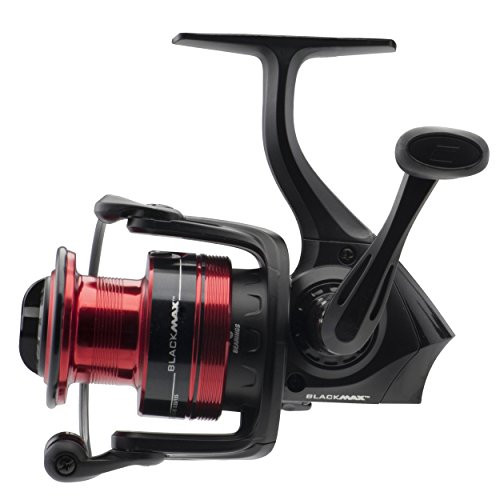 Abu Garcia Black Max Spinning Reel with 20 5.1:1 Ratio 6 Bearings 27" Retrieve Rate Ambidextrous Clam Pack