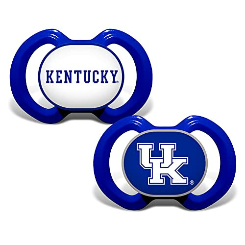 MasterPieces Baby Fanatic NCAA Kentucky Wildcats 2-Pack Pacifiers- One Size- Team Color MasterPieces Baby Fanatic NCAA Kentucky Wildcats 2-Pack Pacifiers- One Size- Team Color
