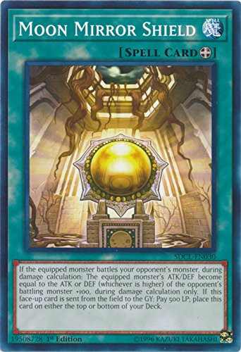 Moon Mirror Shield - SDCL-EN030 - Common - 1st Edition - Structure Deck: Cyberse Link -1st Edition-
