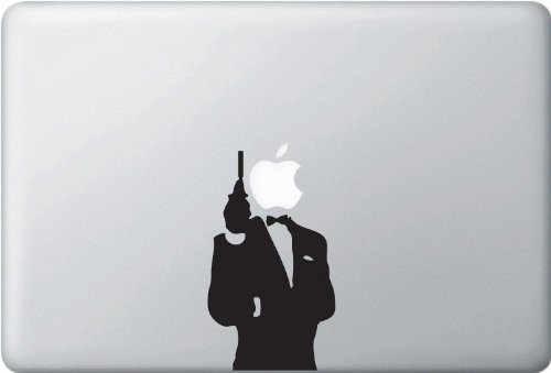 SPY / SECRET AGENT MAN - Macbook Vinyl Decal Sticker -17"-