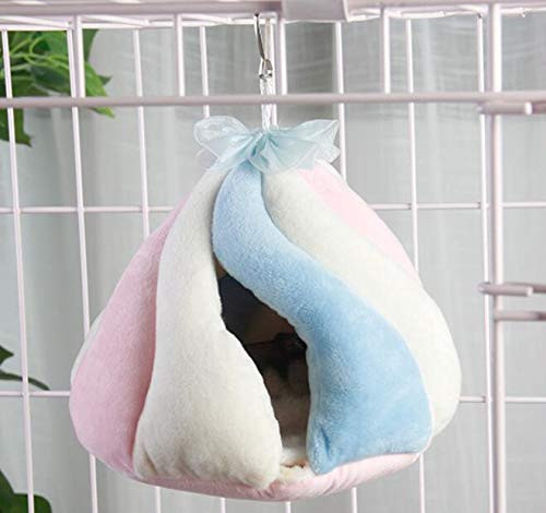 Misyue Small Animal Cage Hammock-Rat Hammock for Cage Small Animals Hanging Bed Small Guinea Pigs Pet Nap Sack Ferret Hamster Parrot Sugar Glider Ferret Squirrel Hideout- Accessories Bedding
