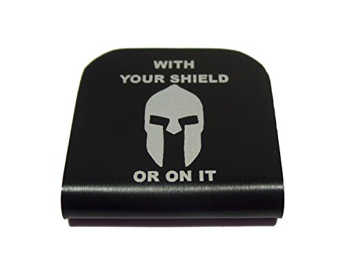 Morale Tags with Your Shield or On It Spartan Hat Clip for Tactical Patch Caps -Black-