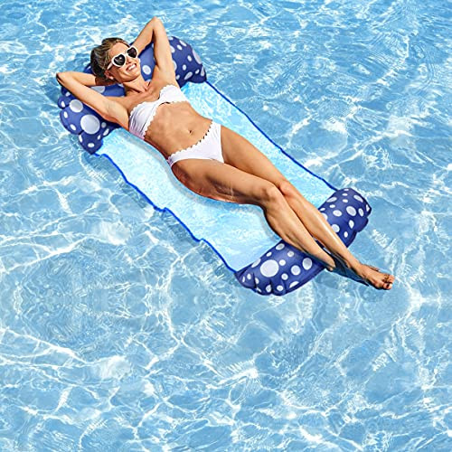 Pool Floats - 1 Pack 4-in-1 Pool Noodle Floaties for Adults Pool Floaties Pool Lounger Floats for Swimming Pool Water Toys Pool Floats for Adults Pool Raft